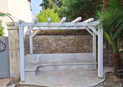 Aménagement extérieur jardin Marseille 12e – travaux en cours.