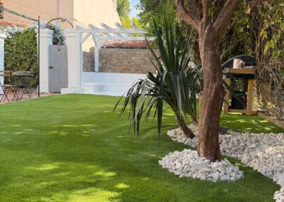 Aménagement extérieur d’un jardin à Marseille 12e – Saint-Barnabé
